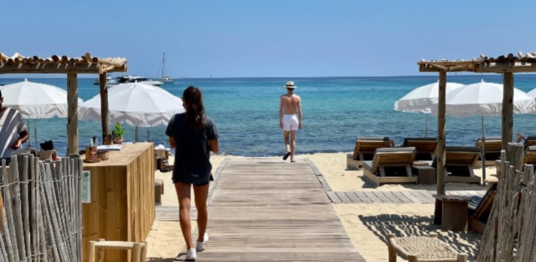 Pampelonne Plage: feest op het strand bij Saint Tropez