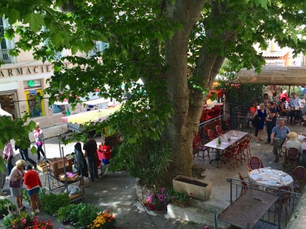 Provençaalse markt Fayence